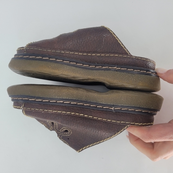 Smart fit kids vintage chunky brown slides sandals slip on size 11 - Picture 7 of 8